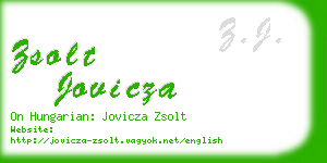 zsolt jovicza business card